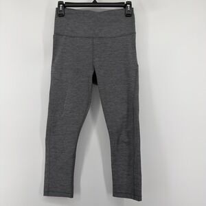 Athleta Ultimate Stash Pocket Capri XS Heather Gray